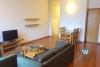 Lake view apartment with 2 bedrooms for rent in Kim ma area, Ba Dinh district. 